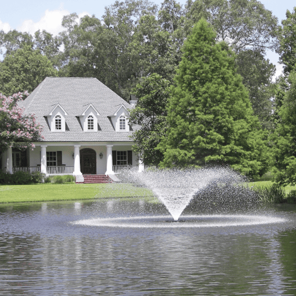 Why High-End Properties Always Include a Fountain in Large Water Features