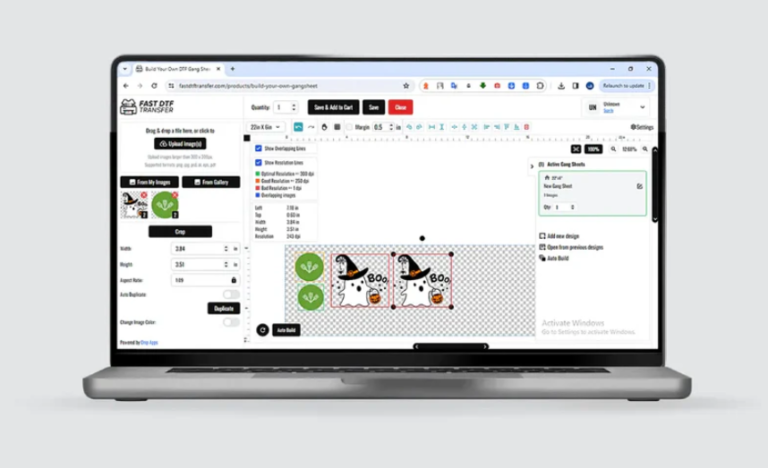 How a DTF Gangsheet Builder Helps Reduce Material Waste