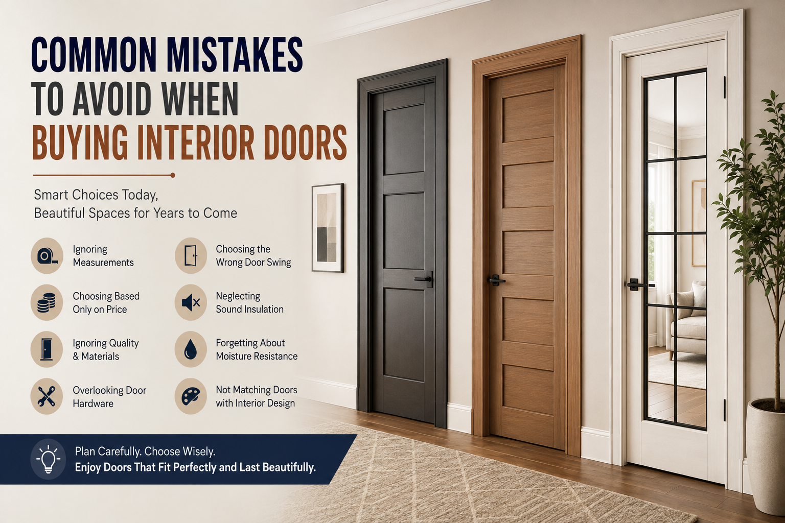 Common Mistakes to Avoid When Buying Interior Doors